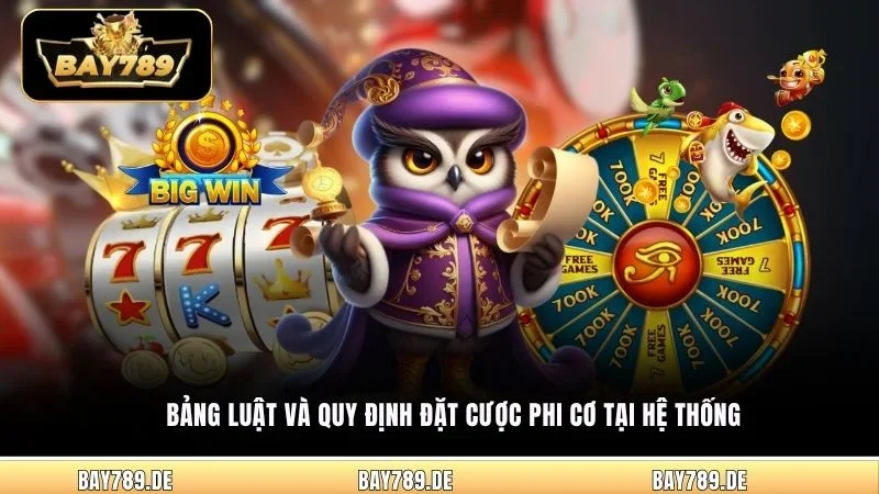 Bảng luật và quy định đặt cược phi cơ tại hệ thống